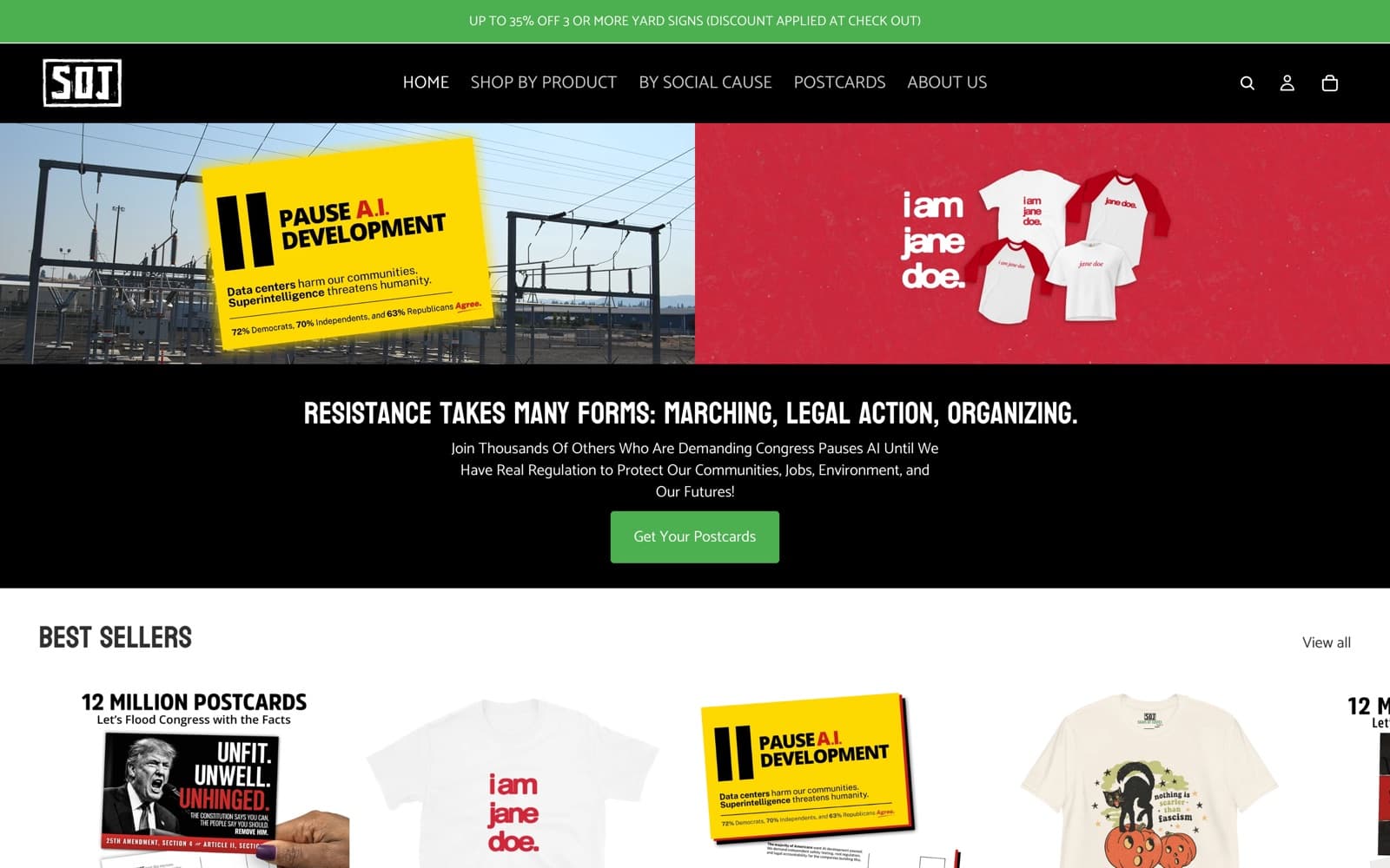 Signs of Justice home page