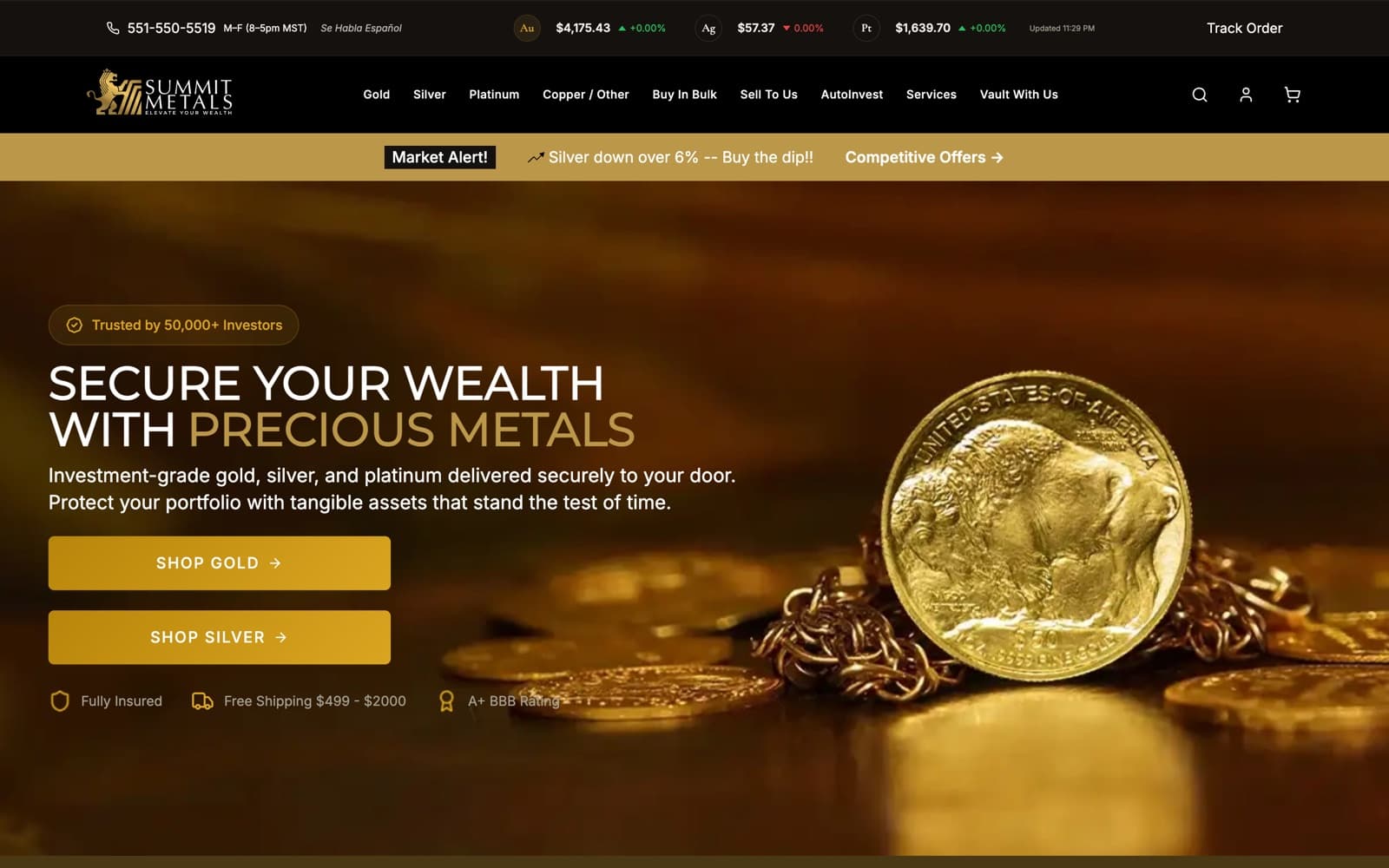 Summit Metals home page